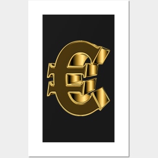 Euro logo. Posters and Art